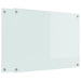 Keukenachterwand 2 st Wit 80 x 60 cm gehard glas
