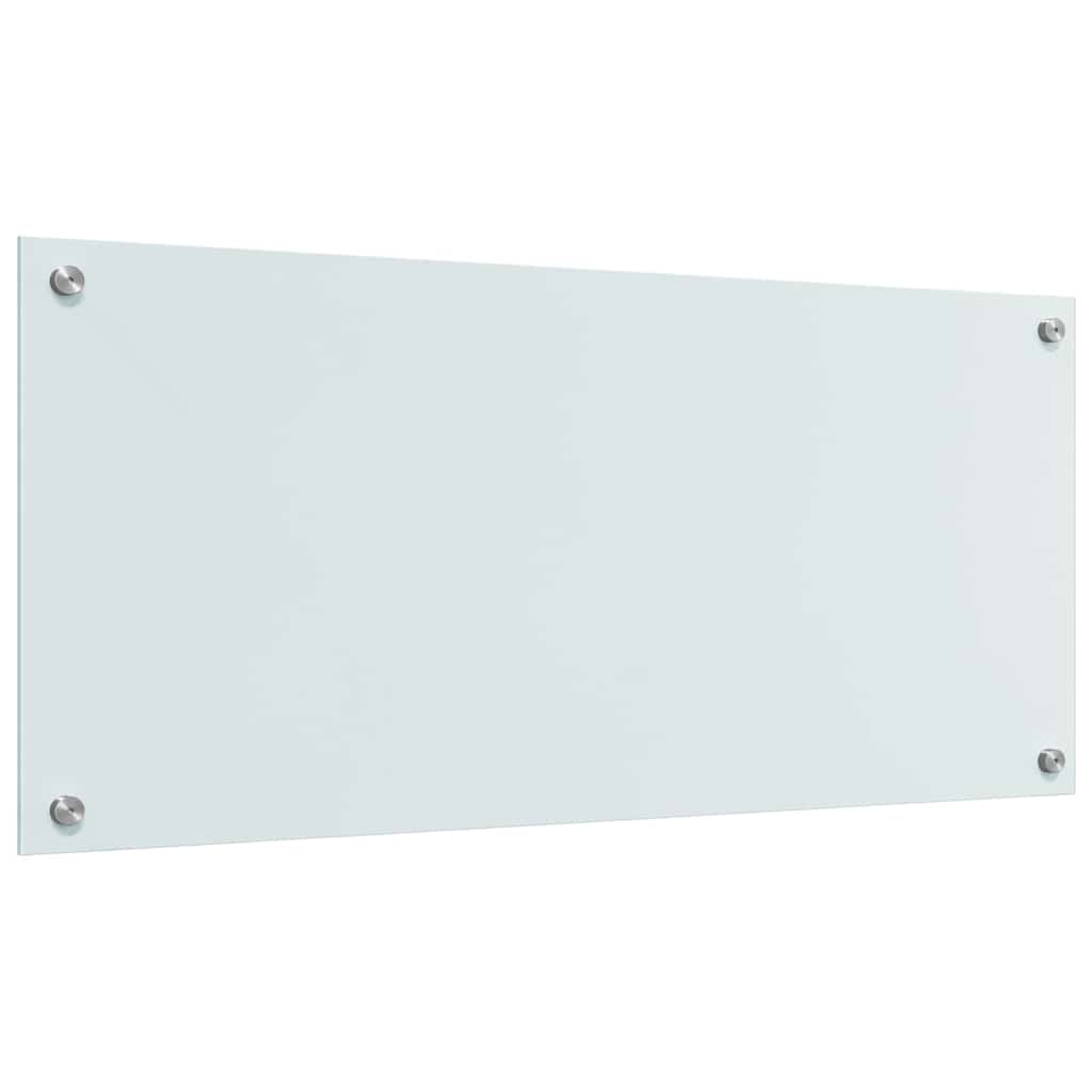Keukenachterwand 2 st Wit 90 x 40 cm gehard glas