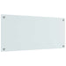 Keukenachterwand 2 st Wit 90 x 40 cm gehard glas