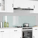 Keukenachterwand 2 st Wit 90 x 50 cm gehard glas