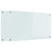 Keukenachterwand 2 st Wit 90 x 50 cm gehard glas