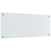 Keukenachterwand 2 st Wit 100 x 40 cm gehard glas