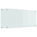 Keukenachterwand 2 st Wit 100 x 50 cm gehard glas