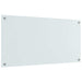 Keukenachterwand 2 st Wit 100 x 50 cm gehard glas