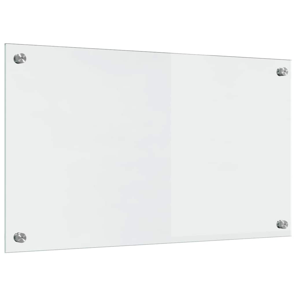 Keukenachterwand 2 st Doorzichtig 70 x 40 cm gehard glas
