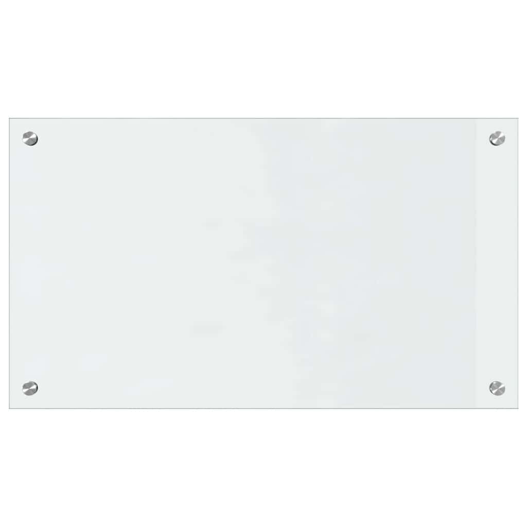 Keukenachterwand 2 st Doorzichtig 70 x 40 cm gehard glas