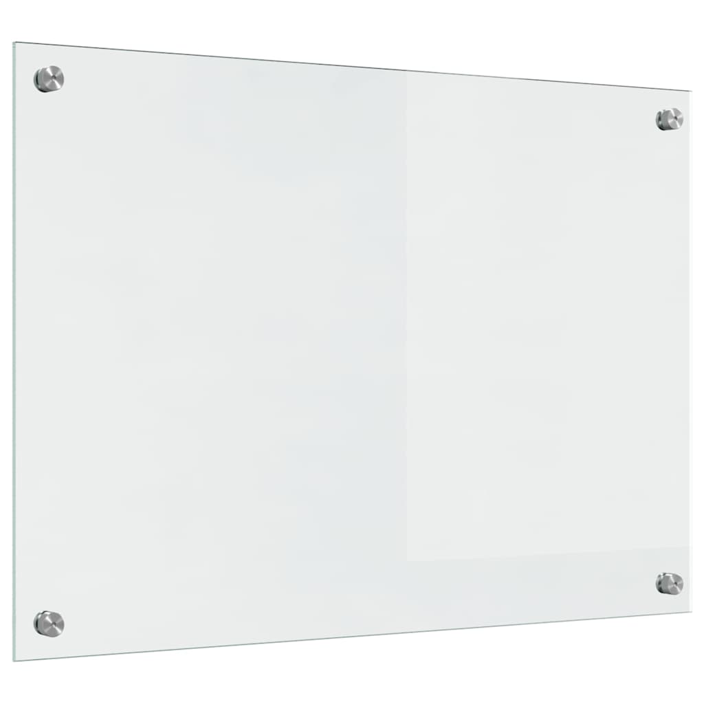 Keukenachterwand 2 st Doorzichtig 70 x 50 cm gehard glas