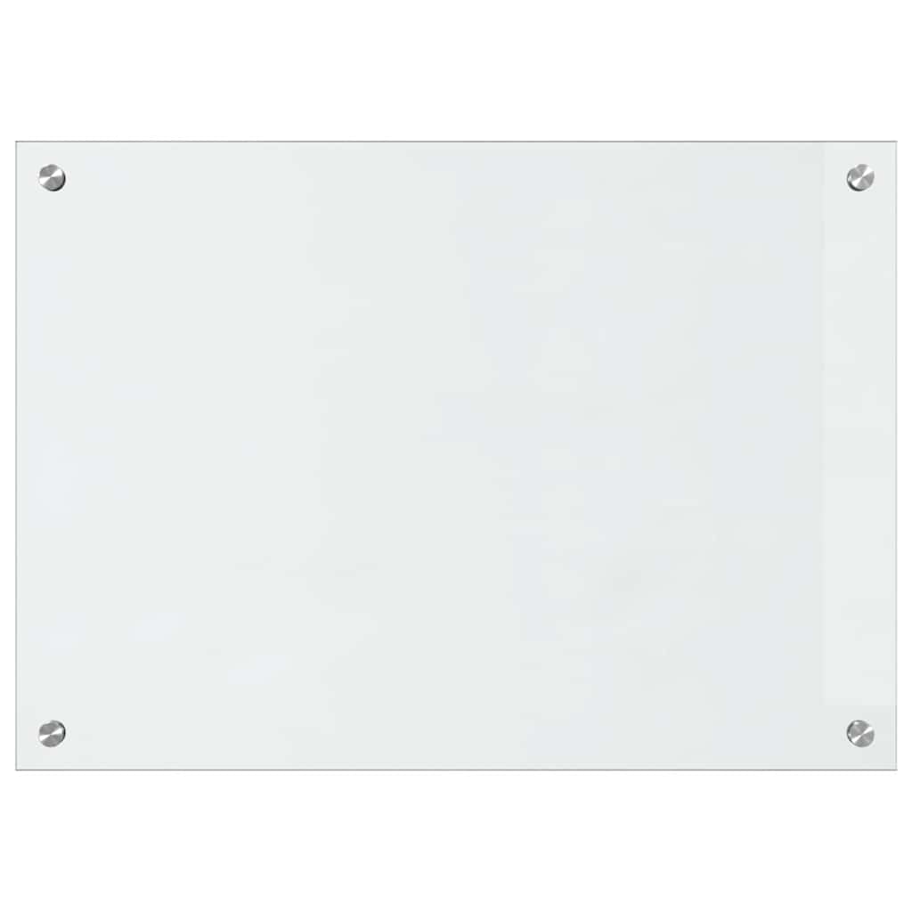 Keukenachterwand 2 st Doorzichtig 70 x 50 cm gehard glas