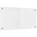 Keukenachterwand 2 st Doorzichtig 80 x 40 cm gehard glas
