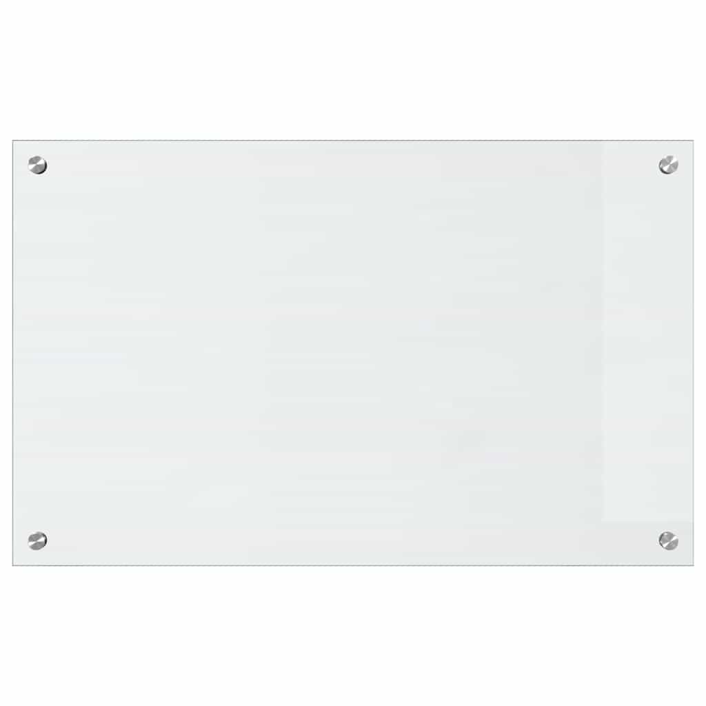 Keukenachterwand 2 st Doorzichtig 80 x 50 cm gehard glas