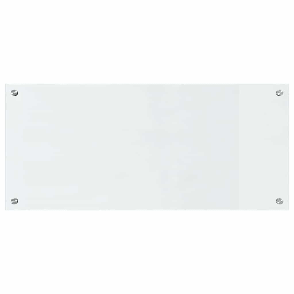 Keukenachterwand 2 st Doorzichtig 90 x 40 cm gehard glas