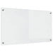 Keukenachterwand 2 st Doorzichtig 90 x 50 cm gehard glas