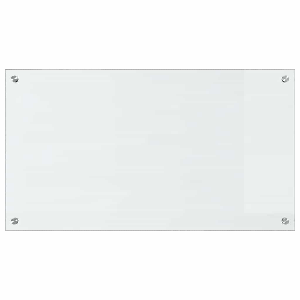 Keukenachterwand 2 st Doorzichtig 90 x 50 cm gehard glas