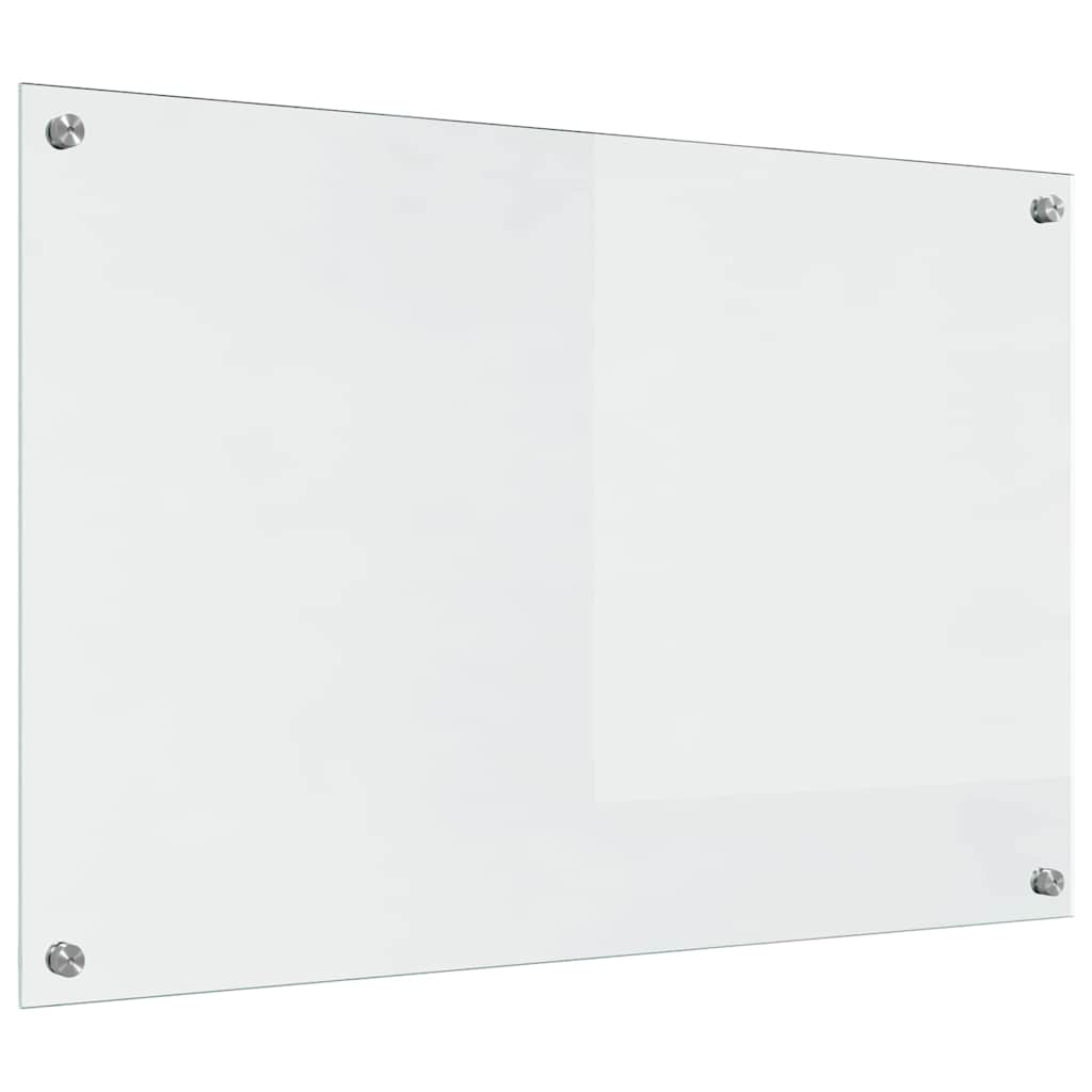 Keukenachterwand 2 st Doorzichtig 90 x 60 cm gehard glas