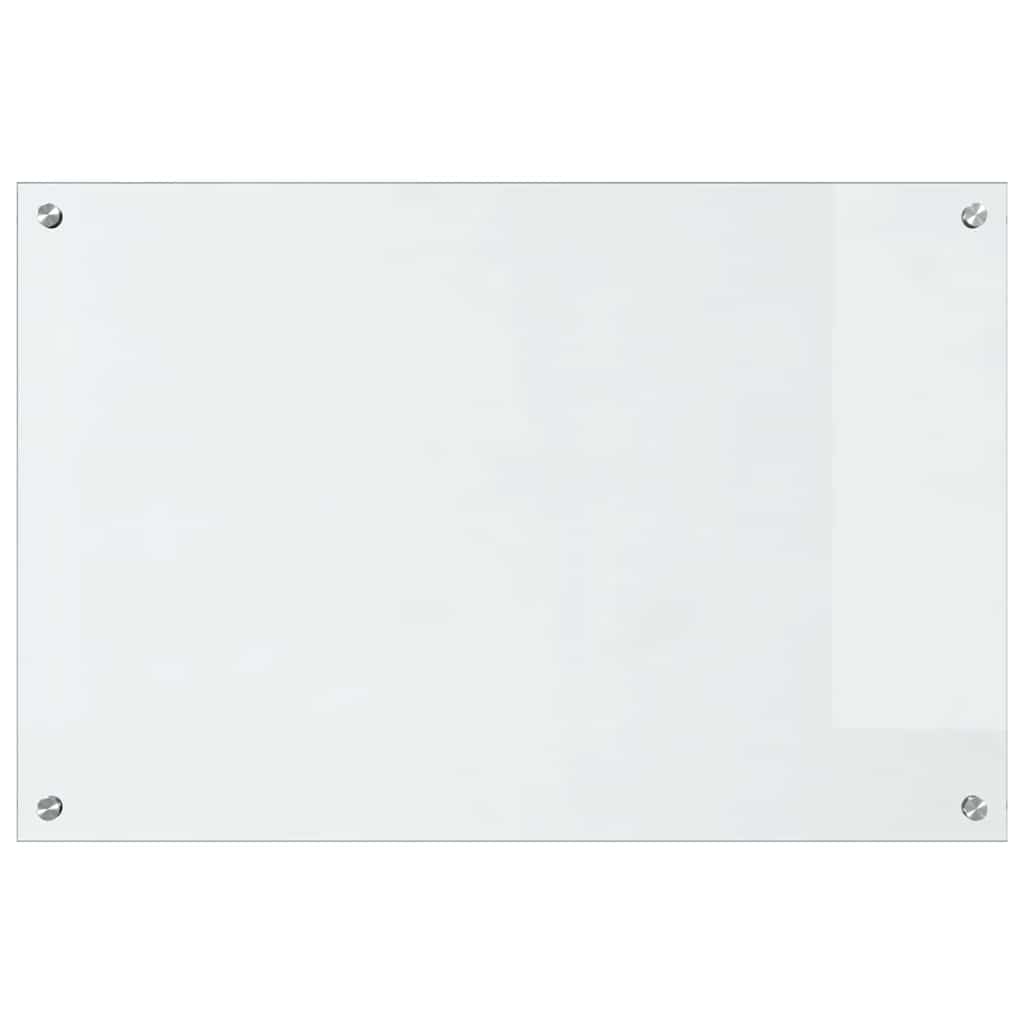 Keukenachterwand 2 st Doorzichtig 90 x 60 cm gehard glas