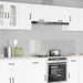 Keukenachterwand 2 st Doorzichtig 100 x 40 cm gehard glas