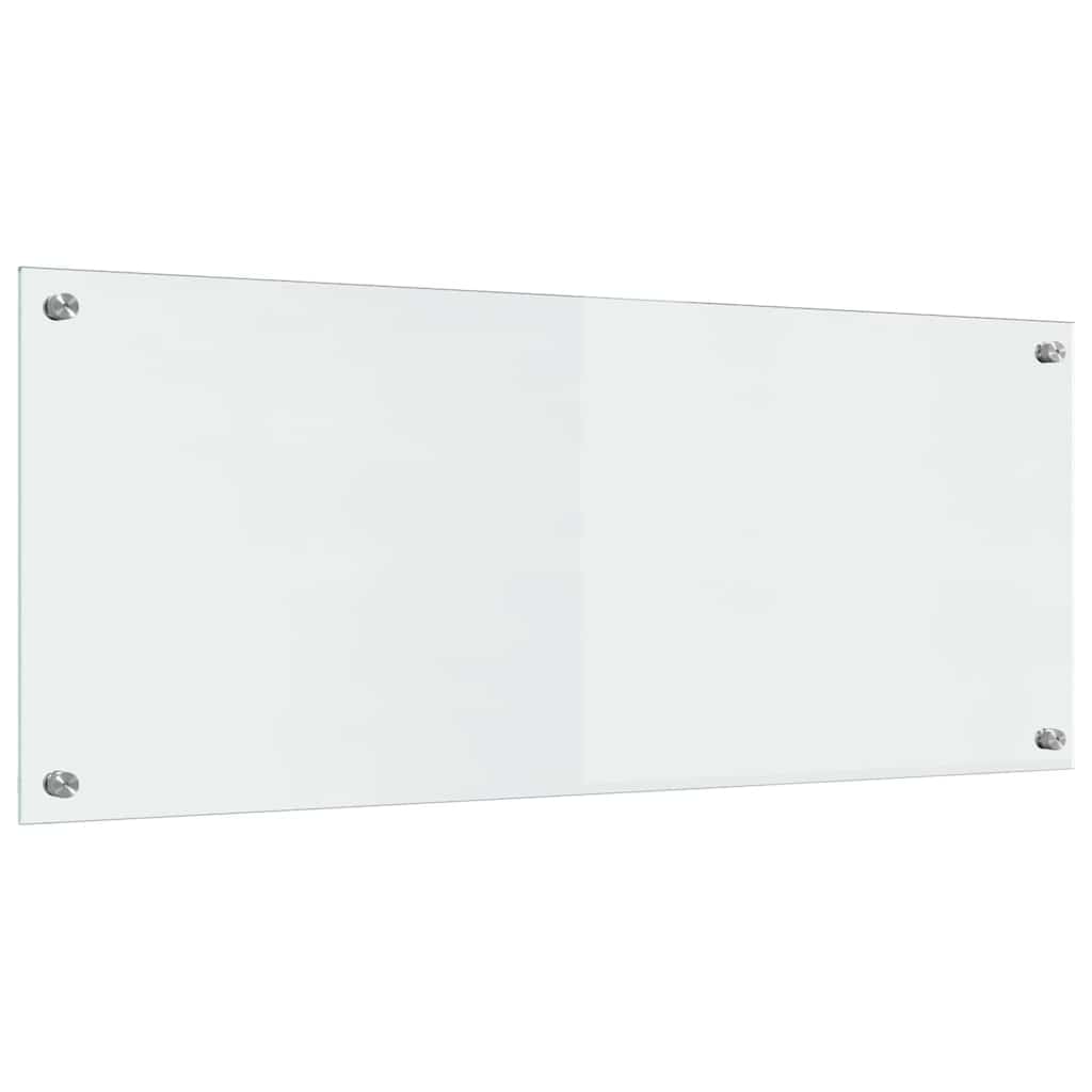 Keukenachterwand 2 st Doorzichtig 100 x 40 cm gehard glas