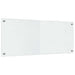 Keukenachterwand 2 st Doorzichtig 100 x 40 cm gehard glas