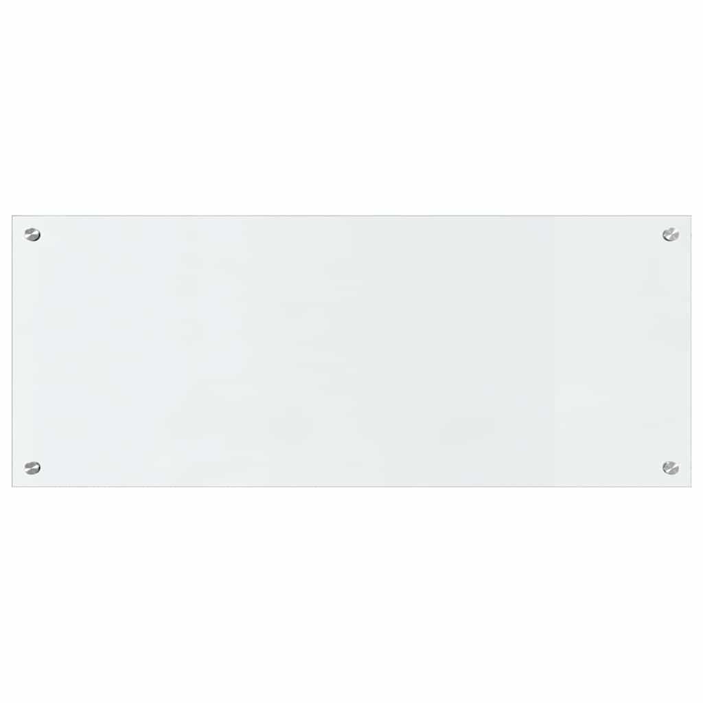 Keukenachterwand 2 st Doorzichtig 100 x 40 cm gehard glas