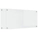 Keukenachterwand 2 st Doorzichtig 100 x 50 cm gehard glas