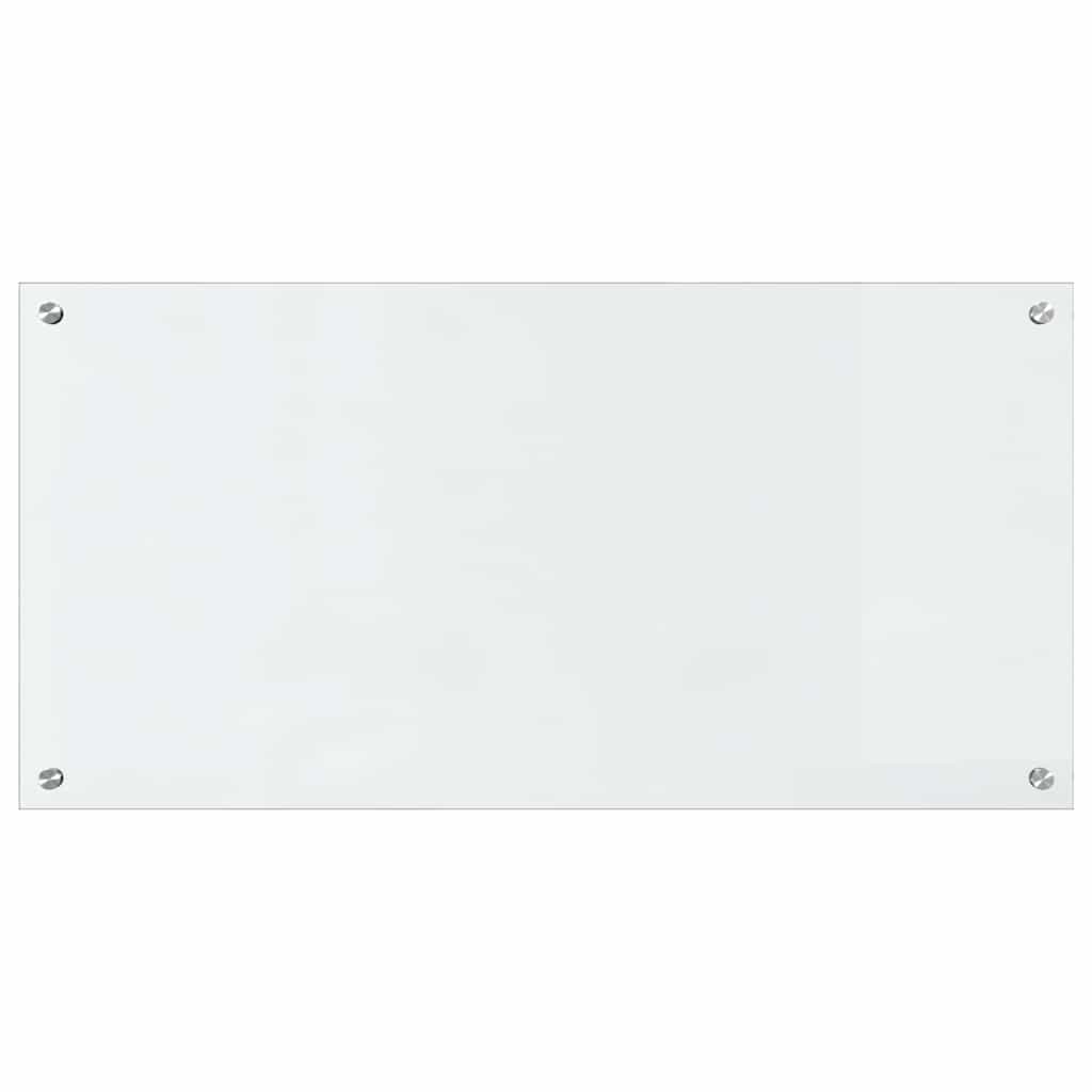 Keukenachterwand 2 st Doorzichtig 100 x 50 cm gehard glas