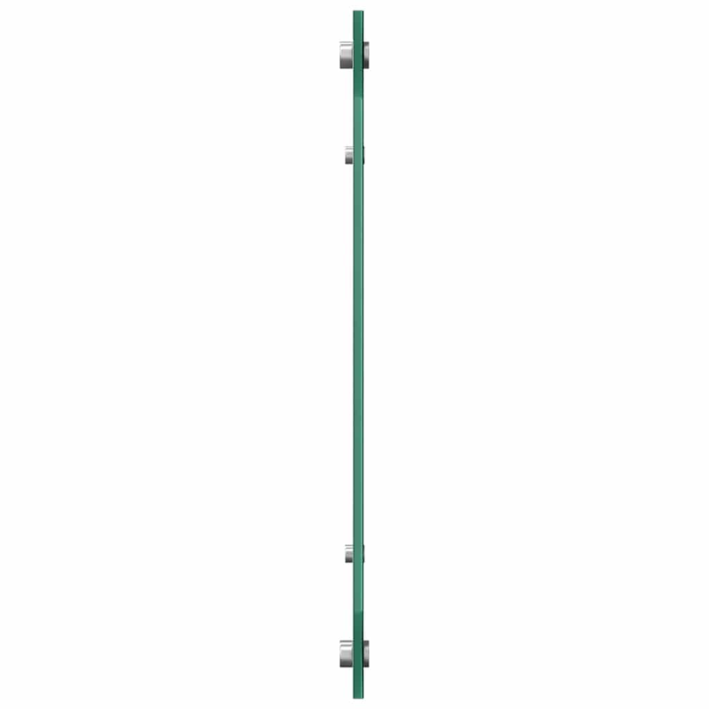 Keukenachterwand 2 st Doorzichtig 100 x 50 cm gehard glas