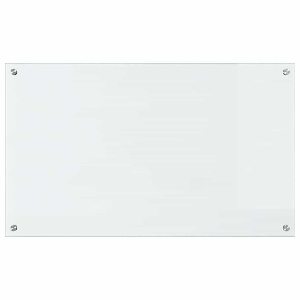 Keukenachterwand 2 st Doorzichtig 100 x 60 cm gehard glas