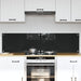 Keukenachterwand 2 st Zwart 80 x 40 cm gehard glas