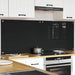 Keukenachterwand 2 st Zwart 80 x 60 cm gehard glas
