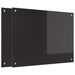 Keukenachterwand 2 st Zwart 80 x 60 cm gehard glas