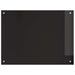 Keukenachterwand 2 st Zwart 80 x 60 cm gehard glas
