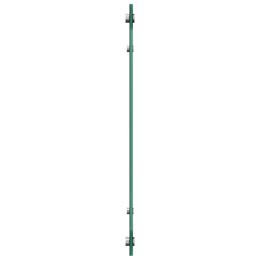 Keukenachterwand 2 st Zwart 80 x 60 cm gehard glas