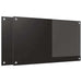 Keukenachterwand 2 st Zwart 90 x 50 cm gehard glas