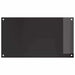 Keukenachterwand 2 st Zwart 90 x 50 cm gehard glas