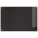 Keukenachterwand 2 st Zwart 90 x 60 cm gehard glas