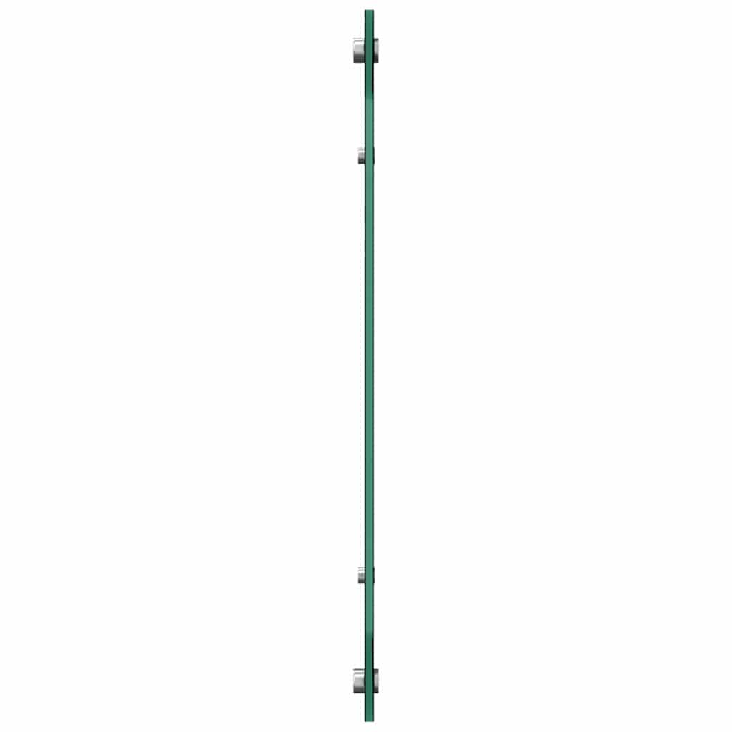 Keukenachterwand 2 st Zwart 90 x 60 cm gehard glas