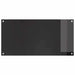 Keukenachterwand 2 st Zwart 100 x 50 cm gehard glas