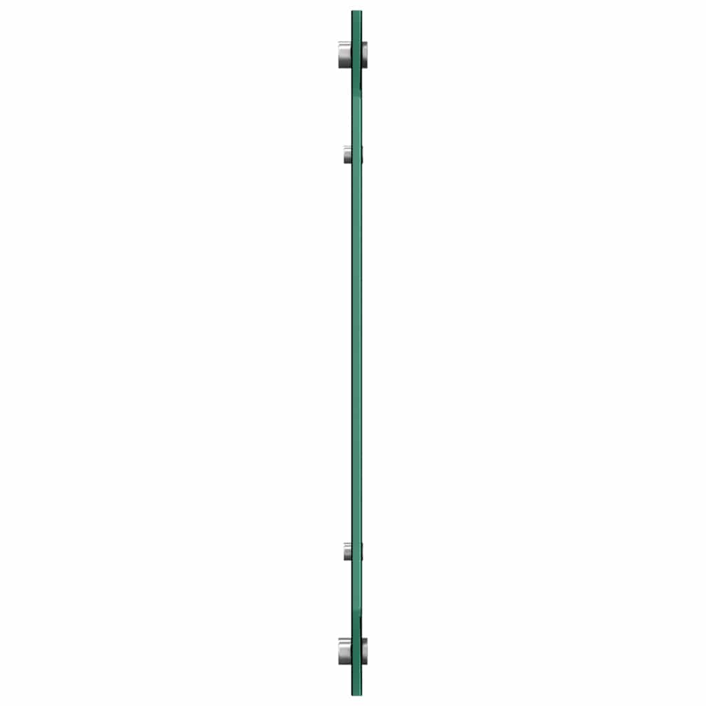 Keukenachterwand 2 st Zwart 100 x 50 cm gehard glas
