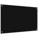 Keukenachterwand 2 st Zwart 100 x 60 cm gehard glas