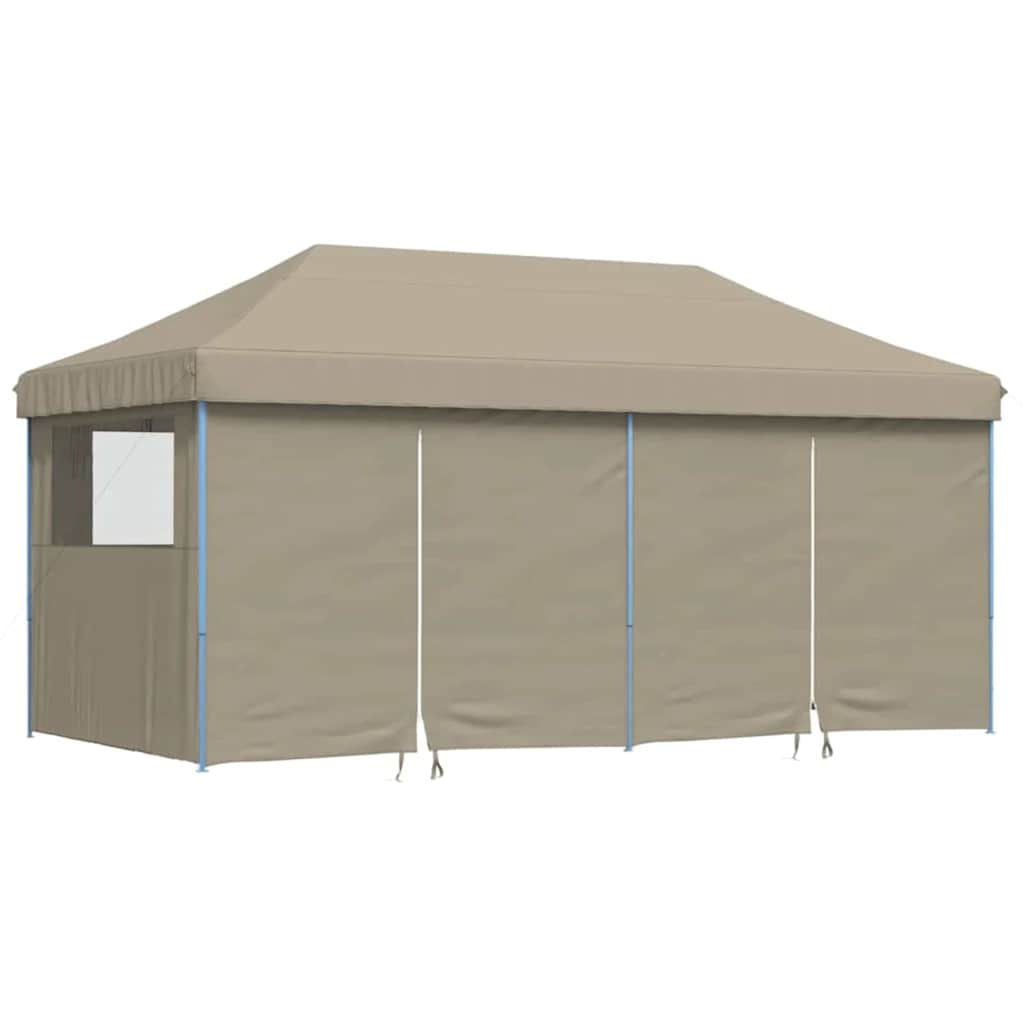 Partytent Pop-up Taupe 580 x 292 x 315 cm Oxford Stof