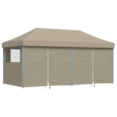 Partytent Pop-up Taupe 580 x 292 x 315 cm Oxford Stof
