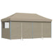 Partytent Pop-up Taupe 580 x 292 x 315 cm Oxford Stof