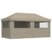 Partytent Pop-up Taupe 580 x 292 x 315 cm Oxford Stof