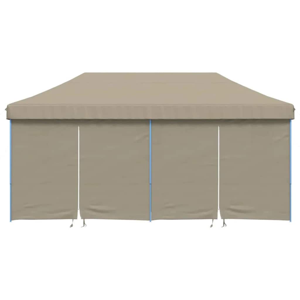 Partytent Pop-up Taupe 580 x 292 x 315 cm Oxford Stof