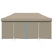 Partytent Pop-up Taupe 580 x 292 x 315 cm Oxford Stof