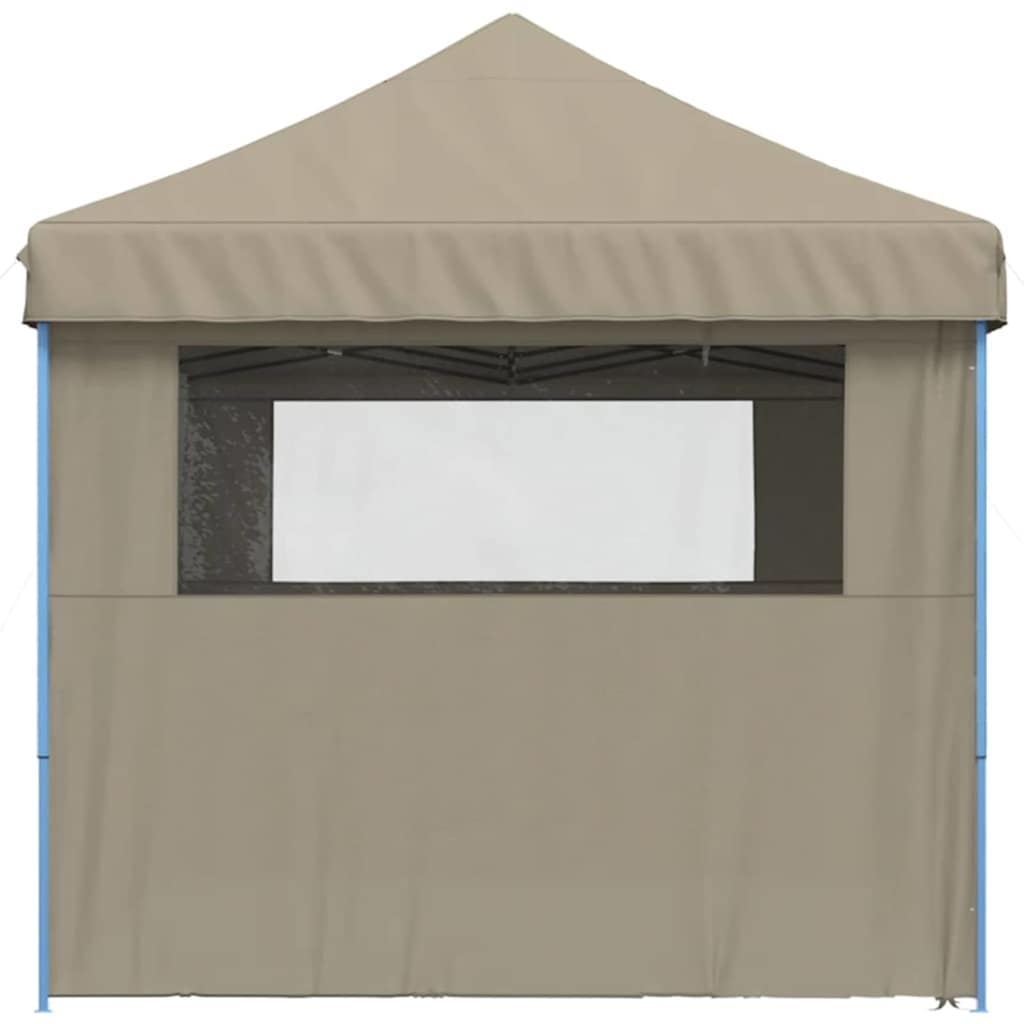 Partytent Pop-up Taupe 580 x 292 x 315 cm Oxford Stof