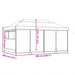 Partytent Pop-up Taupe 580 x 292 x 315 cm Oxford Stof