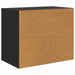 Kattenhuis Zwart 51 x 30 x 42,5 cm Bewerkt hout