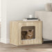 Kattenhuis Sonoma 51 x 30 x 42,5 cm Bewerkt hout