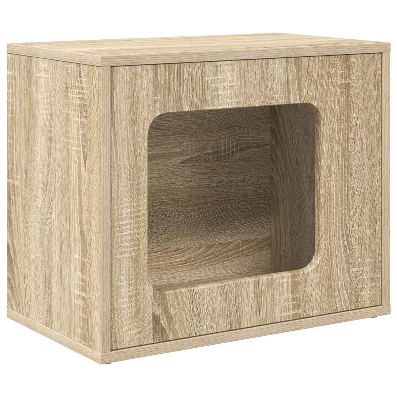 Kattenhuis Sonoma 51 x 30 x 42,5 cm Bewerkt hout